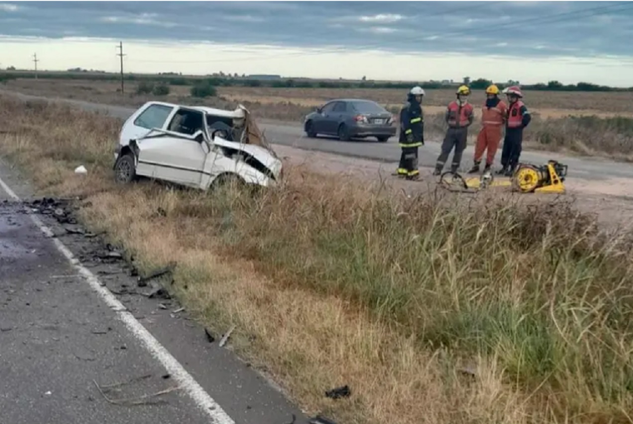 Ruta 18: un fallecido en choque frontal entre dos autos - imagen de origen