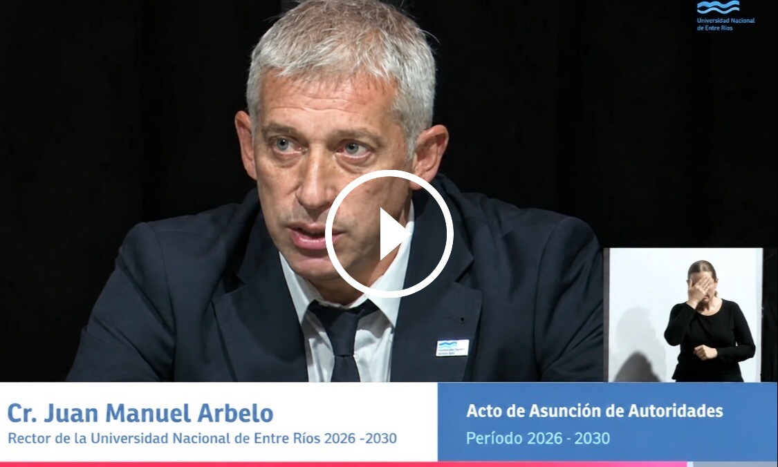 El rector de la UNER asumió y elogió al funcionario de Milei que le recortó $540 millones - Informe Digital - imagen de origen