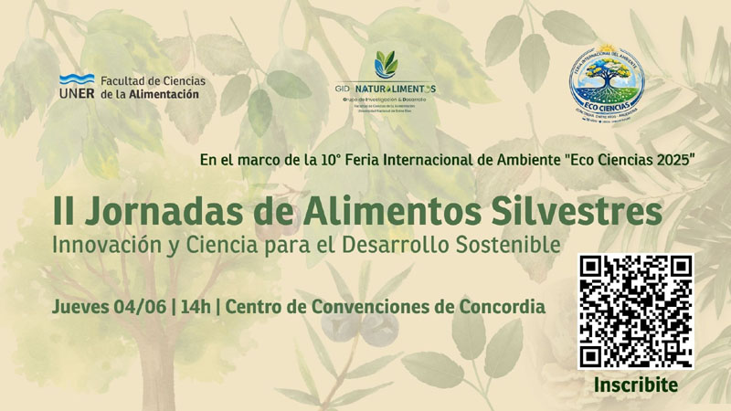 Se realizarán las II Jornadas de Alimentos Silvestres: Innovación y Ciencia para el Desarrollo Sostenible - imagen de origen