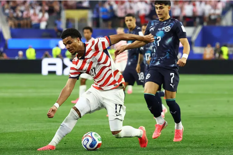 Estados Unidos superó 4-1 a Paraguay en el cierre del viernes: video de los goles - imagen de origen