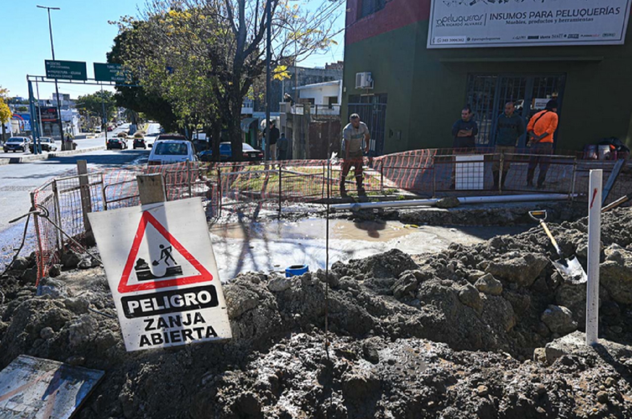 Finalizaron los trabajos de enlaces para habilitar una nueva red de agua potable - imagen de origen