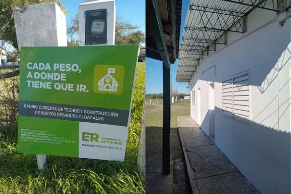 Concluyeron trabajos edilicios y de saneamiento en escuela rural de Villaguay - imagen de origen