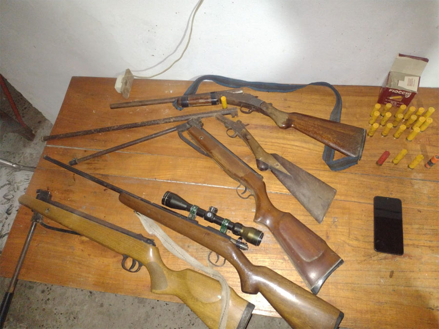 Arsenal en el campo: Allanaron una vivienda por amenazas en Los Charrúas y secuestraron cinco armas - imagen de origen