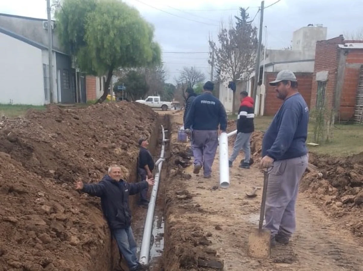 Finalizaron obras para la nueva red de cloacas en Barrio La Rural - imagen de origen