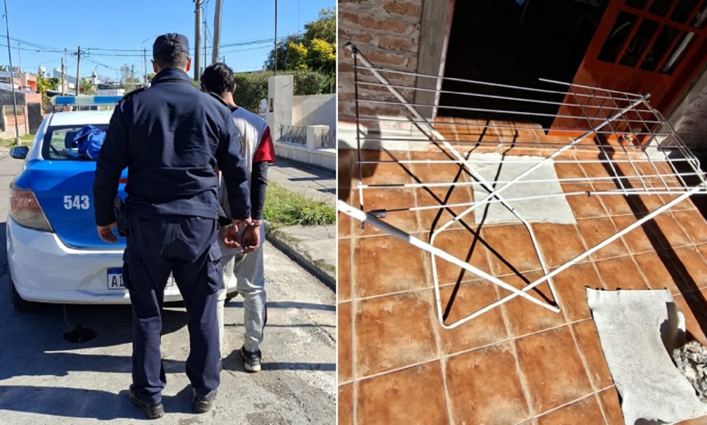 Vecino alertó el robo de un tender de ropa. Detuvieron al autor del hecho - imagen de origen