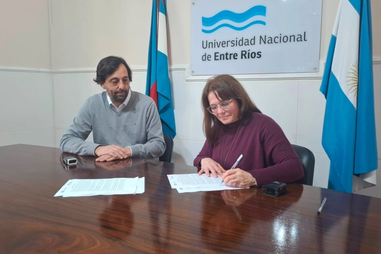La Facultad de Bromatología UNER y el ICAB fortalecen su trabajo conjunto con la firma de convenios de colaboración - imagen de origen
