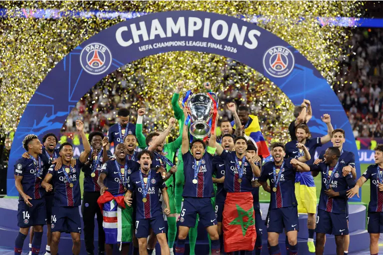 El PSG le ganó por penales al Arsenal y es bicampeón de la Champions League - imagen de origen