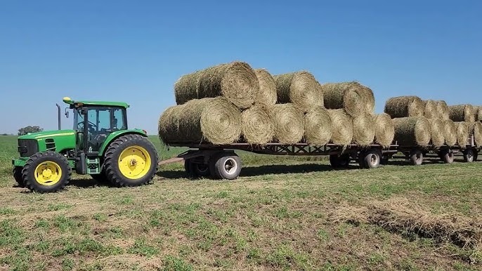 Tragedia en el campo: un hombre murió aplastado por un rollo de alfalfa - imagen de origen