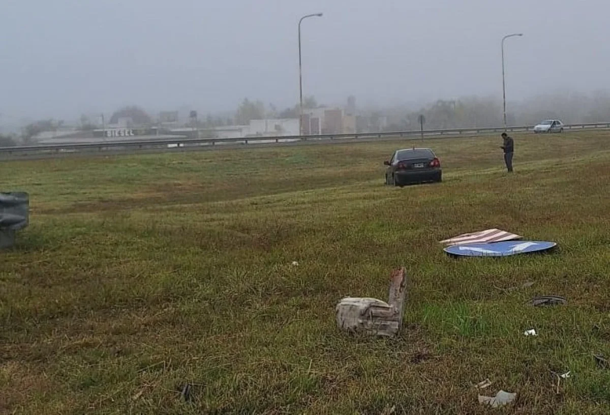 Choque entre dos autos en Ruta 14: una mujer sufrió lesiones leves - imagen de origen