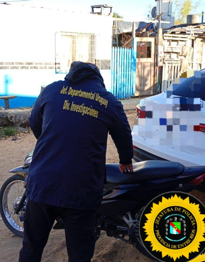 Concepción del Uruguay: recuperaron una motocicleta robada en Colón - imagen de origen
