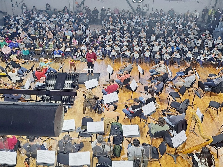Comenzaron los conciertos didácticos con más de 350 gurises de Paraná, Oro Verde y Santa Anita - imagen de origen