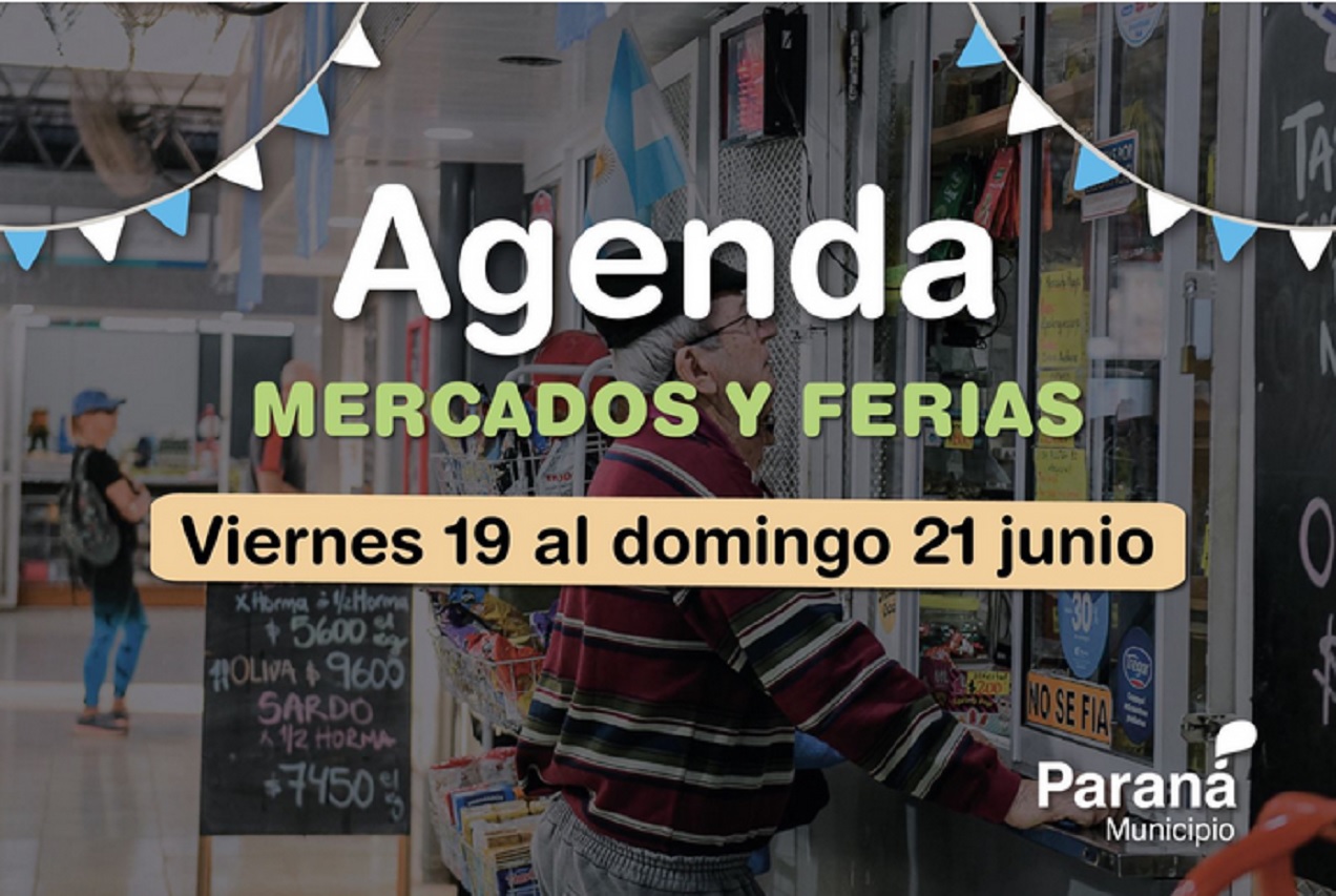 Paraná tendrá este fin de semana propuestas de ferias y mercados con motivo del Día de la Bandera - imagen de origen