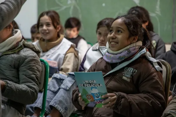 El programa Un día de película acercó talleres y cine a una escuela rural de Victoria - imagen de origen