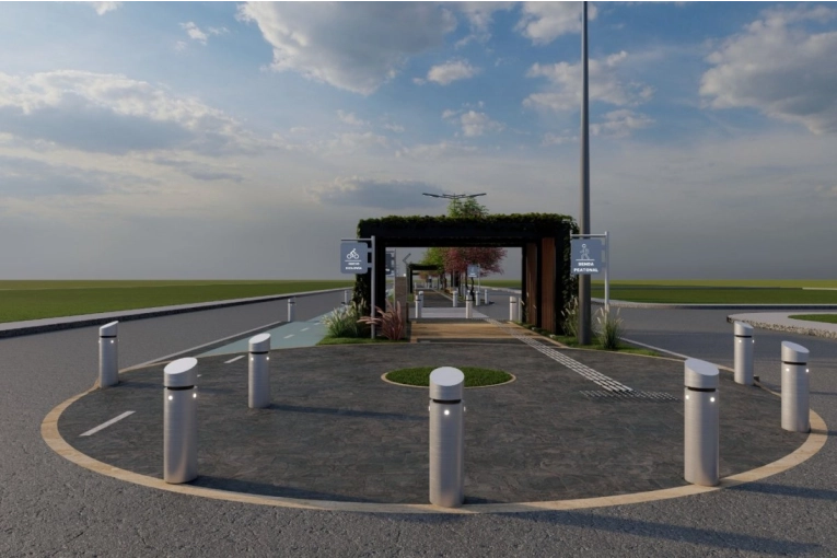 Davico anunció la reconstrucción y modernización de las plazoletas de Avenida Parque - imagen de origen