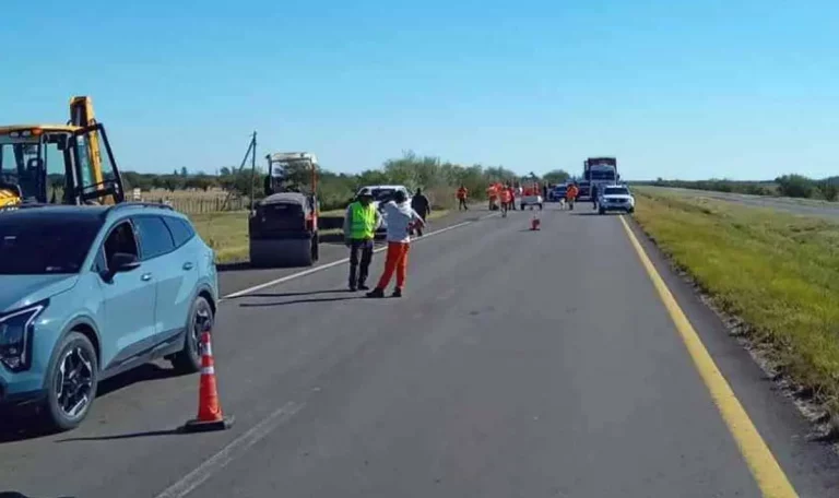 Falleció el obrero que fue atropellado mientras hacía tareas de bacheo en la Ruta 14 - imagen de origen