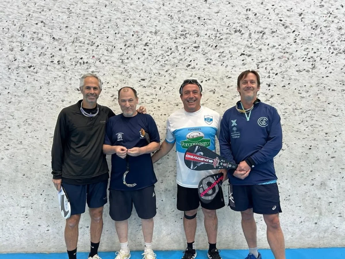 La dupla Guy-Siderac le dio el título a Gimnasia CDU en el Torneo Provincial de Pelota Paleta - imagen de origen