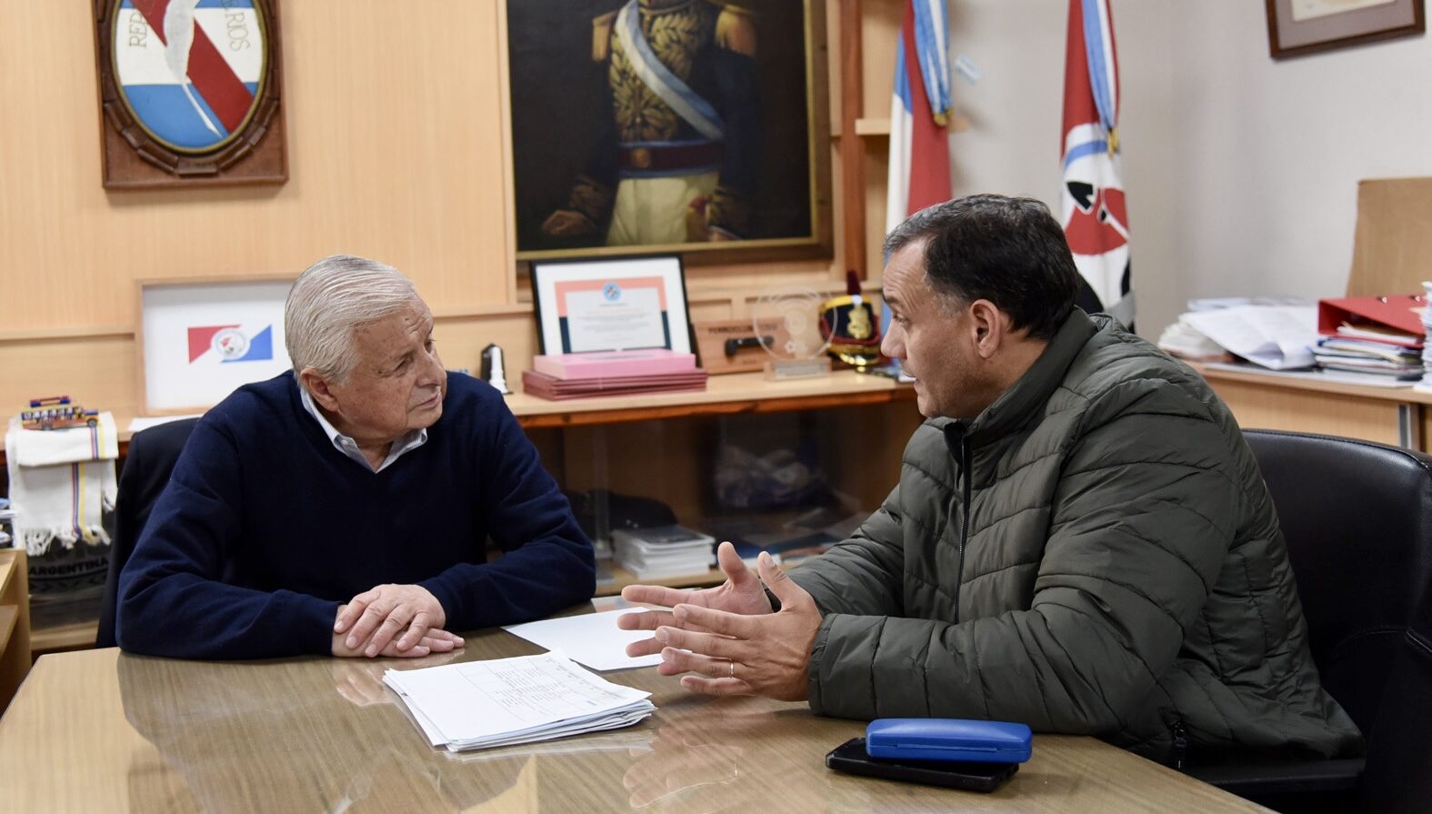 Lauritto recibió al secretario general del Sindicato de Molineros por trabajadores de Granja Tres Arroyos - imagen de origen