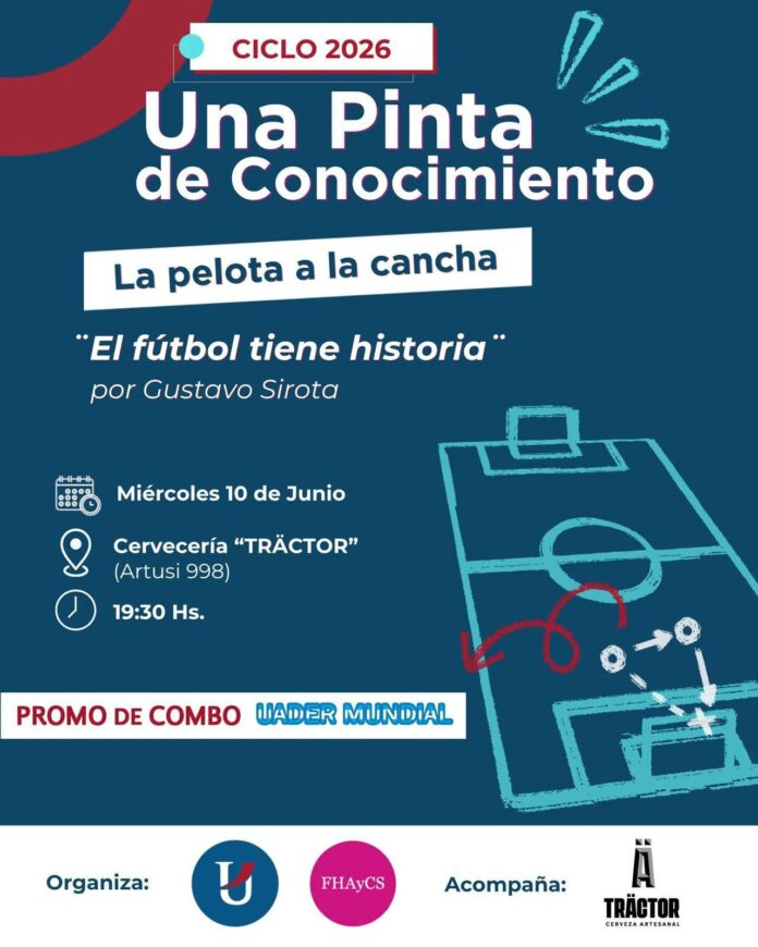 Gustavo Sirota disertará sobre el fenómeno futbolístico en Concepción del Uruguay - imagen de origen