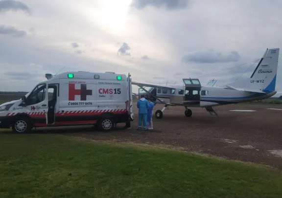 Otro operativo sanitario reabre el debate por el estado del aeródromo de Gualeguaychú - imagen de origen