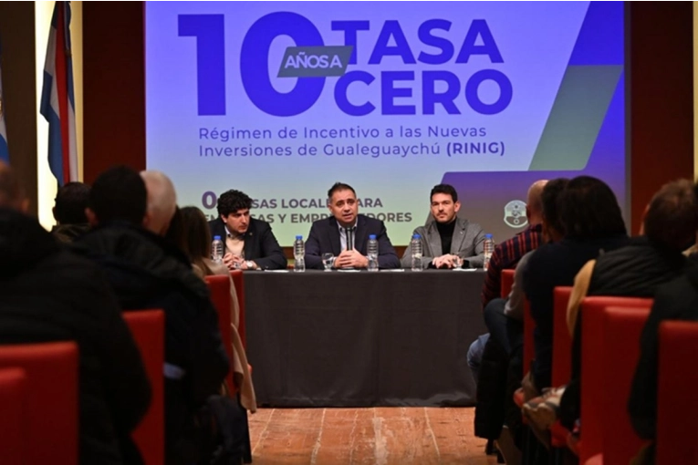 0 tasas por 10 años: Davico anunció incentivos para nuevas inversiones en Gualeguaychú - imagen de origen