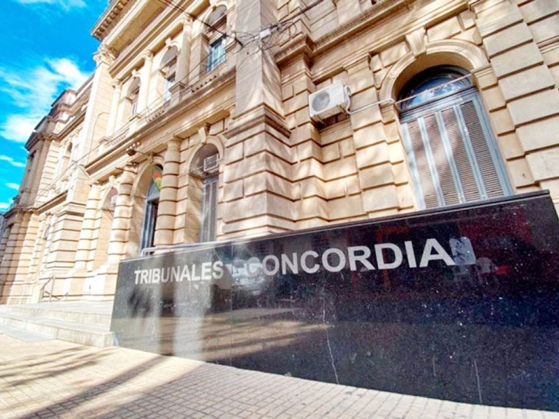 Movimiento de causas judiciales en tribunales de Concordia - imagen de origen